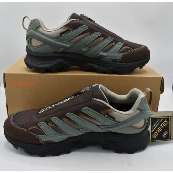 Merrell Mens Size 10 MOAB Speed Zip GTX Gore-Tex Waterproof Hiking Shoes